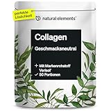 natural elements Collagen Pulver 500 g – Kollagen Hydrolysat Peptide – Kollagen Typ 1...
