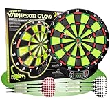 Best Sporting Dartscheibe elektronisch Windsor I Glow In The Dark Dartboard mit...