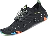 SAGUARO Badeschuhe Strandschuhe Aquaschuhe Wasserschuhe Surfschuhe Schwimmschuhe...