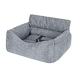 NIBESSER 2-in-1 Autositz und Bett für Hunde, wasserfest und rutschfest, Sitzerhöhung...