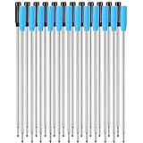 24 Stück Austauschbare Kugelschreiberminen Glattes Schreiben 4,5 Zoll (11,6 cm)...