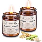 240Std Citronella Kerze Groß, Outdoor Kerze Sojawachs Citronella Kerzen für...
