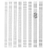 24 Stück Laubsägeblatt 130mm Spirallaubsägeblätter, Dekupiersägeblätter...