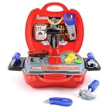 lascivious Kleinkind Junge Spielzeug Tool Set Box Werkbank Pretend Spielen MäDchen Kid...