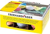 Eberhard Faber 526510 - Straßenkreide Eierform, 6 leuchtenden Farben...