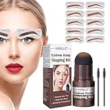 Augenbrauen Stempel Schablone, Eyebrow Powder Stamp,Augenbrauen Stempel Set,Augenbrauen...