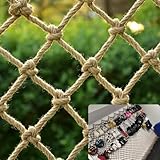 Natürliches Juteseil, dekoratives Netz für drinnen und draußen, Vintage-Wanddekoration,...