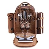 apollo walker Picknickrucksack 2 Personen Picknick Set (Set & Decke) Thermotasche...