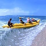 Dxysyldrun 3 People,Wassersurfen Aufblasbares Bananenboot, Großes Wassersurfendes...