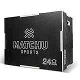 MATCHU - Plyo Box - Jump Box - Sprungbox - Crossfit Box - Einstellbar in 51, 61 und 76 cm...