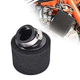 RUTU 38 mm Luftfilter, universeller, gebogener, abgewinkelter Motorrad-Luftfilter,...