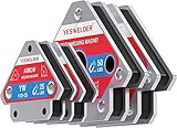 YESWELDER 25LB & 50LB Schweißmagnet 4 Stück Magnetschweißhalter 25LBs /50LBs Haltekraft...