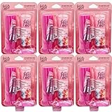 Fresh & More WC Gel Duftstempel Starter Set, WC-Siegel, körbchenloser WC-Reiniger, 6 x 6...