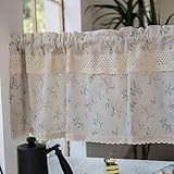 FaceYee Kurzgardinen für Balkon, Wohnzimmer, Schlafzimmer, Querbehang,...