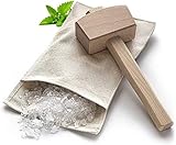 Sotuciar Lewis Bag and Manueller Eisbrecherhammer,Wiederverwendbarer Crushed Ice Bag aus...
