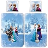 Frozen Kinder Bettwäsche Die Eiskönigin Sven 135 x 200 cm + 80 x 80 cm 100%...