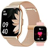 ZOSKVEE Smartwatch für Damen Herren, Fitnesstracker 2 Zoll Touch-Farbdisplay...