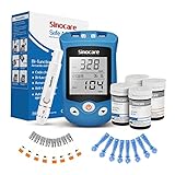 sinocare Harnsäure Messgerät Blutzuckermessgerät, Safe AQ UG Blutzuckermessgerät Set...