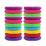 MsTeco 20 Stück Mückenschutz Armband Mückenschutz Armband für Kinder Anti...