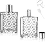 SMYJDMM Parfümzerstäuber Nachfüllbar, 2 Stück Portable Sprühflasche Reise...
