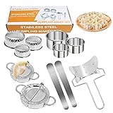 11pcs Edelstahl Ravioli Dumpling Maker, Dough Press Set, Hochwertigen DIY...