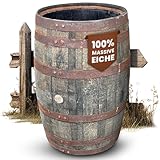 Temesso Originales schottisches Whiskyfass als Regentonne, Eichenfass, Holzfass,...