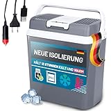 24 Liter Kühlbox elektrisch 12V 230V KÜHLEN und WÄRMEN elektrische Kühlbox mit USB...
