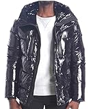 Michael Michael Kors Hooded Glossy Shiny Quilted Puffer Jacket Coat Large