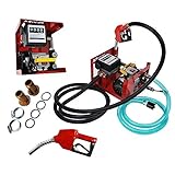 Heizölpumpe Dieselpumpe DP60L Zählwerk Diesel Tankstelle 220V selbstansaugend,...