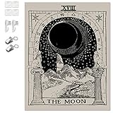 Unnosin Wandbehang Tapisserie Tarot, Wandteppich Astrologie Konstellation Tapisserie...