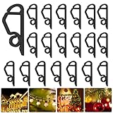 SelfTek 120 Stück Dachrinnenhaken für Lichterketten, Weihnachtslicht Clips...