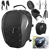 EYPINS Hecktasche Motorrad, Erweiterbar Wasserdicht Motorradtasche mit Reflexstreifen,...