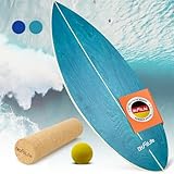DH FitLife Surfin Balance Board aus Echtholz | Indoor Surfboard mit Rocker Shape |...
