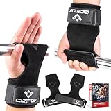 COFOF Zughilfen Leder, Lifting Straps für Bodybuilding, Gewichtheben,...