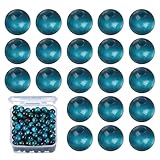 PATIKIL 200 Stück Natursteinperlen, 4mm Schwarze Blaue Tigeraugen-Steinperlen für die...