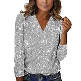 Damenblusen Festlich Bluse Türkis Festlich Wickelbluse Festlich Party Oberteile Damen...