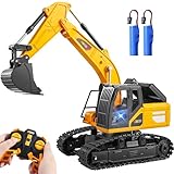 JOYIN Ferngesteuertes Bagger Spielzeug für ab 3 4 5 6 7 8 9 Jahren Junge, 2,4 GHz Bagger...