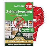 PATTLER® Schlupfwespen gegen Kleidermotten - 10 Karten à 1 Lieferung - Effektiv Kleider...