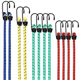 Avesteir 12er-Set Spanngurte, Spanngummi mit Haken, Expander mit Haken, Expander...
