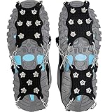 Steigeisen Schuhspikes mit 12 Noppen,Das einzig Innovative Design bei Amazon,Ice...