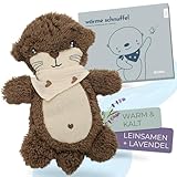 BJORKI Wärmekissen Baby & Kinder - Kuscheltier Wärmekissen mit Leinsamen...