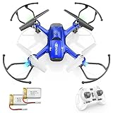 Wipkviey T16 Mini Drohne für Kinder, RC-Quadrocopter für Anfänger mit 2 Batterien, mit...