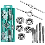 12 Teilig Gewindeschneidsatz Metrisch Hochwertigem Legiertem Stahl Gewindeschneider und...