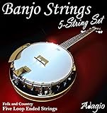 Adagio Musical Instruments Pro 5-saitige Banjo-Saiten Pack BAN5