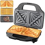 OSTBA APPLIANCE Multifunktionsgerät 3-in-1(Sandwichmaker, Waffeleisen, Kontaktgrill),...