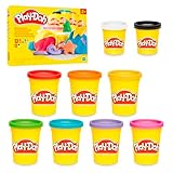 Play-Doh Fantastische Farben mit 9 Dosen (7 Standardgrößen, 2 kleine Dosen), zum Kneten...