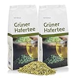 Sanct Bernhard Grüner Hafertee | 2x 250g | Ideal für Trinkkuren | Für eine vermehrte...