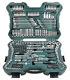 Brüder Mannesmann Steckschlüsselsatz, 1/4' Zoll, 3/8' Zoll und 1/2' Zoll, 215-teilig |...