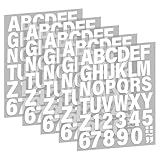 5 Blatt Buchstaben und Zahlen zum Aufbügeln für Kleidung Vinyl A-Z Buchstaben zum...