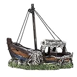 Tnfeeon Harz Aquarium Aquarium Landschaft Ornament, Aquarium Künstliche...